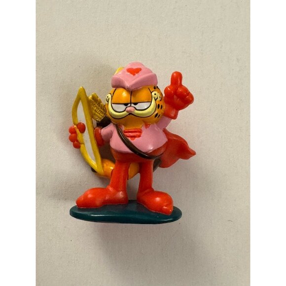 Vintage Garfield PVC Figure Valentine Cupid MM7 - Picture 1 of 2
